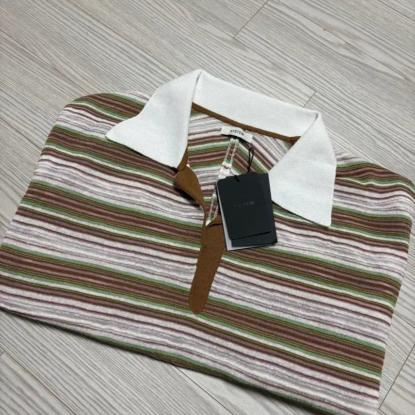 [BUNJANG] System Color Collar Knit / 한섬 시스템니트
