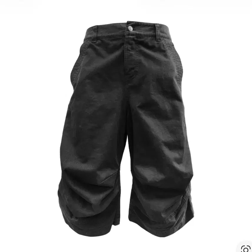 [BUNJANG] Archive Paffrom What Paff Curved Knee Shorts Black / 3) 파아카이브 파프롬왓 파 커브드 니 쇼츠 블랙