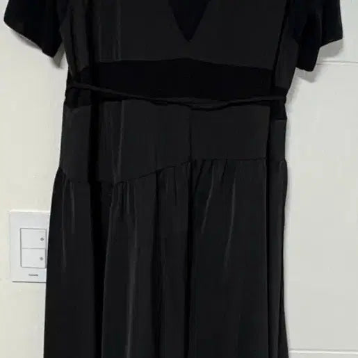 [BUNJANG] SJSJ Belted Knit Long Dress / 한섬 에스제이 sjsj 벨티드 니트 블록 원피스 66