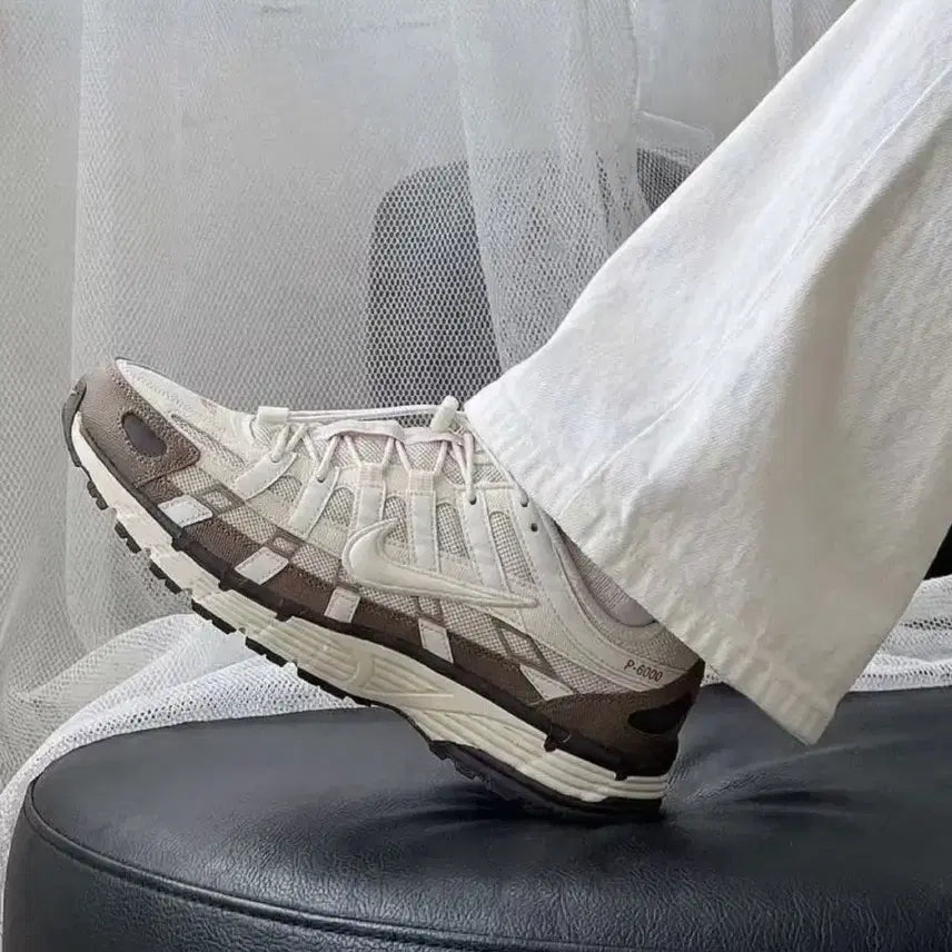 [BUNJANG] Nike P-6000 Beige Brown Sneakers Size 260 / 나이키 P-6000 베이지 브라운 운동화 사이즈260