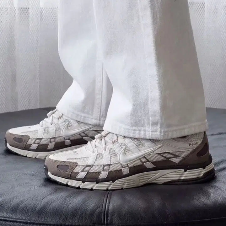 [BUNJANG] Nike P-6000 Beige Brown Sneakers Size 260 / 나이키 P-6000 베이지 브라운 운동화 사이즈260