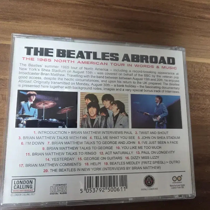 [BUNJANG] The Beatles 1965 North America Tour CD / 비틀즈 Abroad 1965 북미 투어 CD