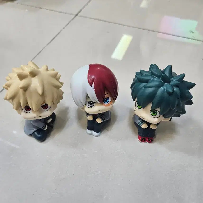 [BUNJANG] My Hero Academia Onemutan 3 Figure Set / 나히아 히로아카 오네무탄 피규어 3종 세트 새상품