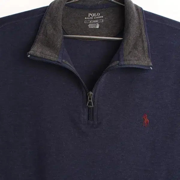 [BUNJANG] Polo Ralph Lauren Half-Zip Sweatshirt - Size M / M 폴로 하프집업 맨투맨