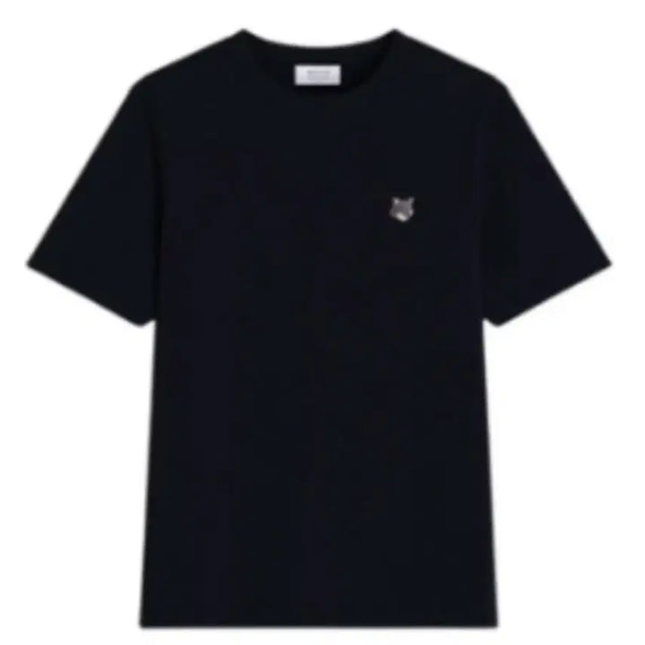 [BUNJANG] Maison Kitsuné Fox Patch Black T-shirt / 메종키츠네 폭스 반팔 블랙 티셔츠