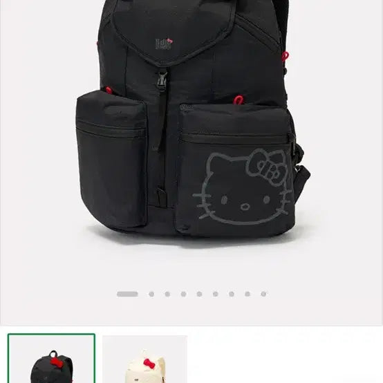 [BUNJANG] BRANDEN x Hello Kitty Collaboration Backpack Black / BRANDEN 헬로키티 백팩 블랙 브랜든