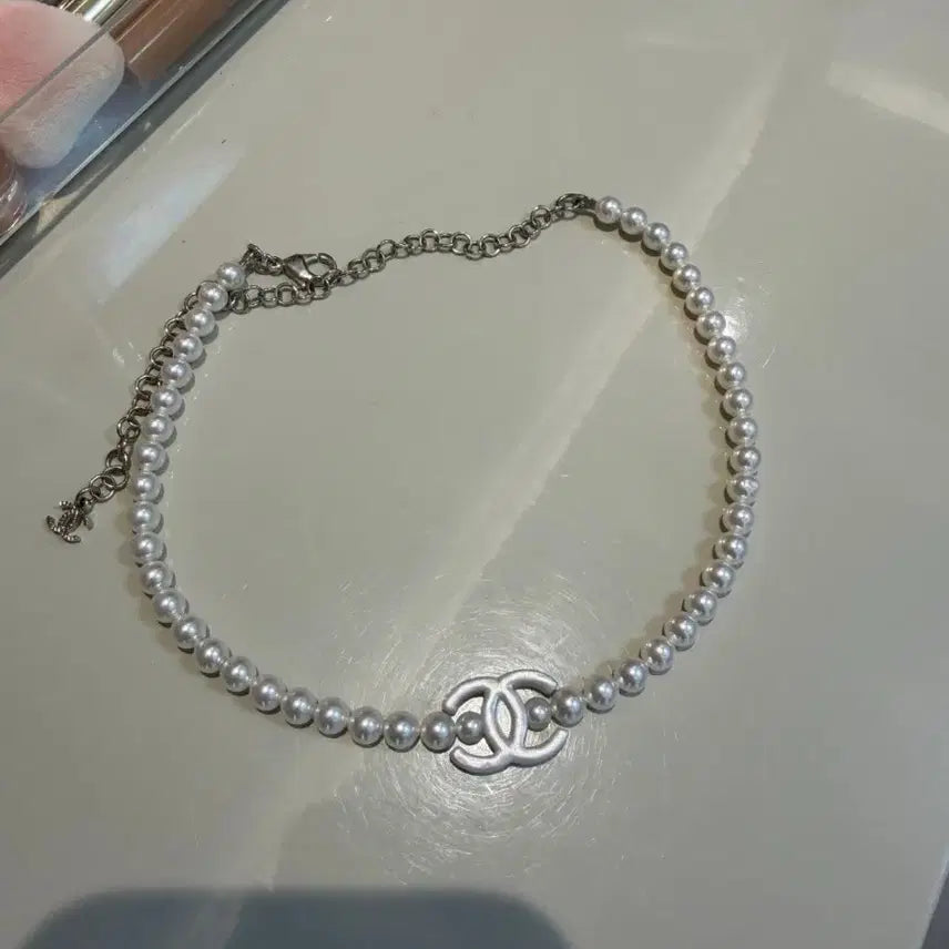 [BUNJANG] Chanel Pearl Choker Necklace / 샤넬 진주 초커 목걸이