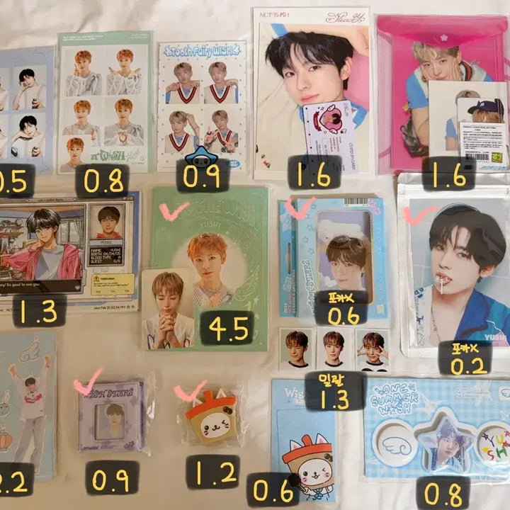 [BUNJANG] NCT WISH Yushi Wish Book Photocard Set MD Goods / 엔시티 위시 유우시 위시북 포토세트 포카 엠디 굿즈
