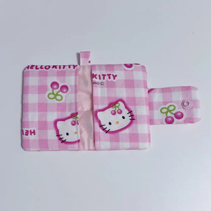 [BUNJANG] Sanrio Hello Kitty Cherry Mini Card Holder / 산리오 헬로키티 체리 미니 카드지갑