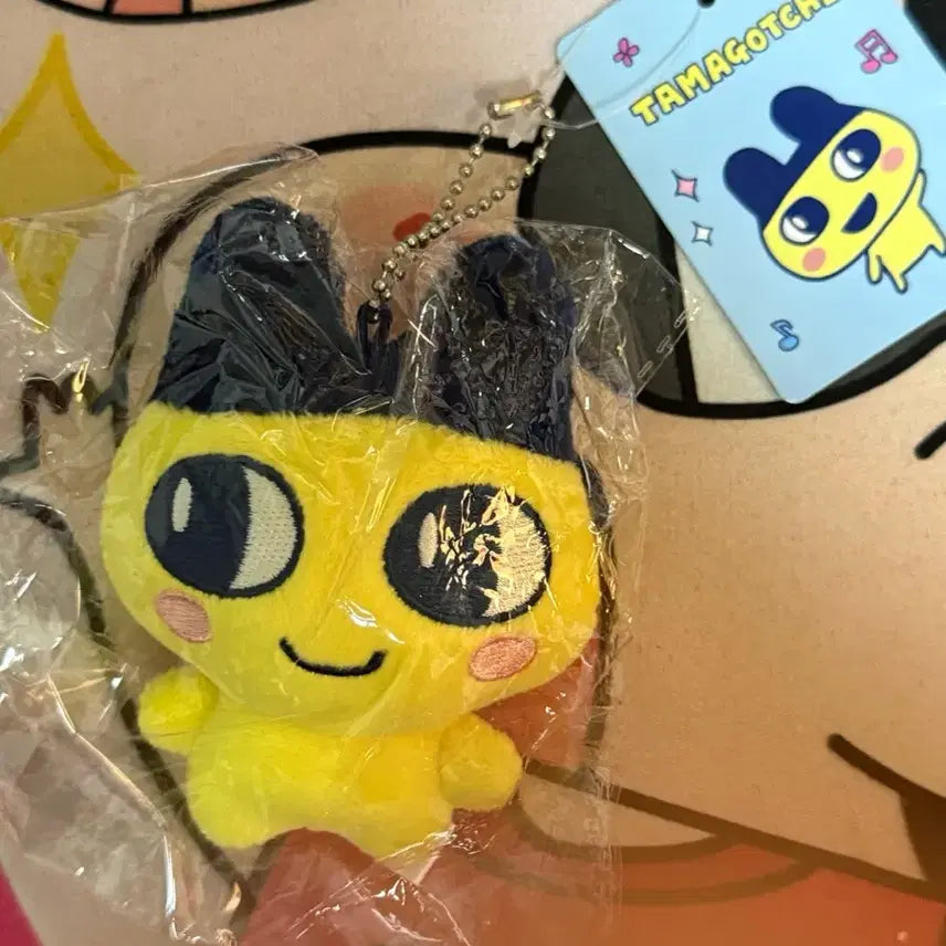 [BUNJANG] Tamagotchi Mamechi Plush Keychain / (정품) 다마고치 마메치 인형키링