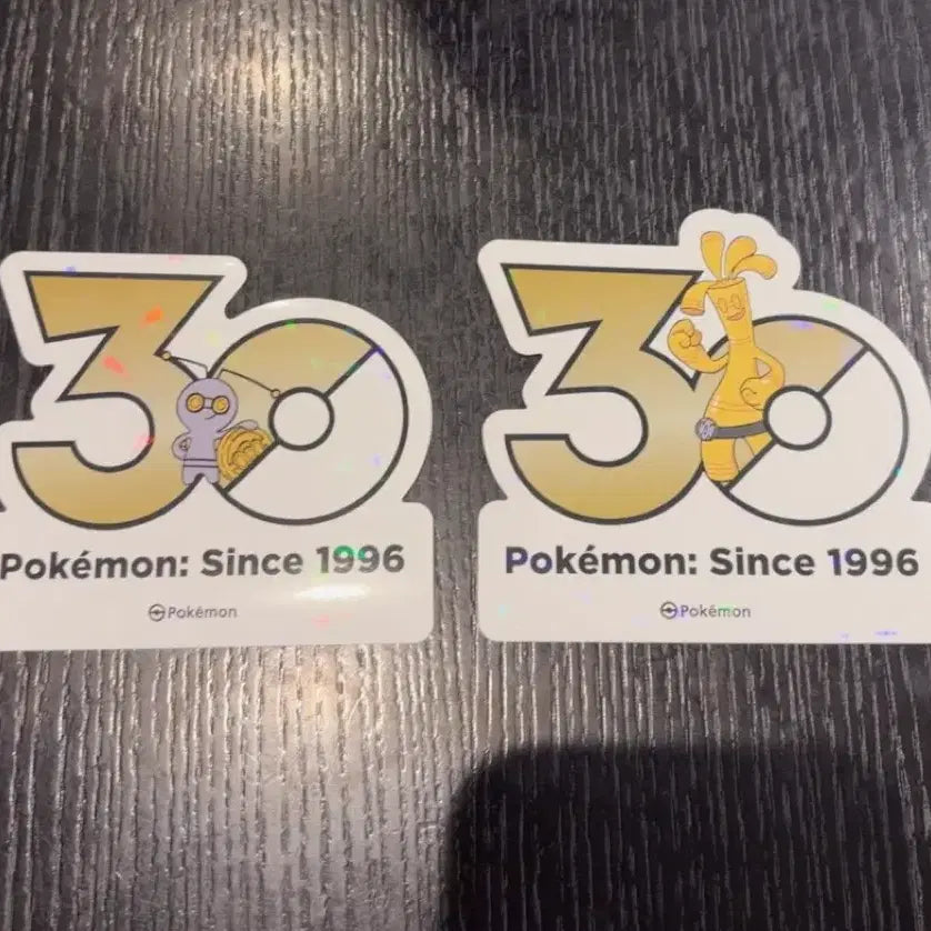[BUNJANG] Moeuryeong Tabujago Pokemon 30th Anniversary Sticker / 모으령 타부자고 포켓몬 30주년 기념 스티커