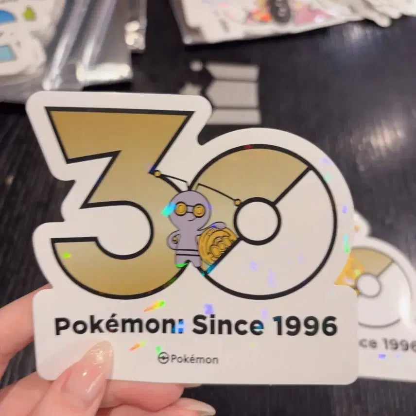 [BUNJANG] Moeuryeong Tabujago Pokemon 30th Anniversary Sticker / 모으령 타부자고 포켓몬 30주년 기념 스티커