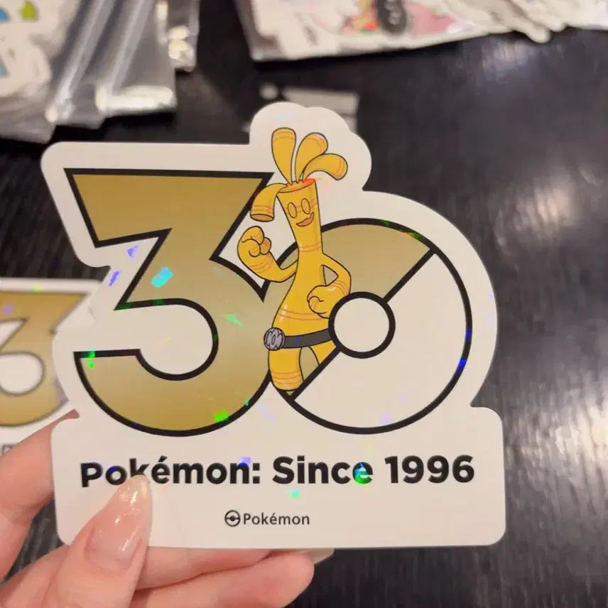 [BUNJANG] Moeuryeong Tabujago Pokemon 30th Anniversary Sticker / 모으령 타부자고 포켓몬 30주년 기념 스티커