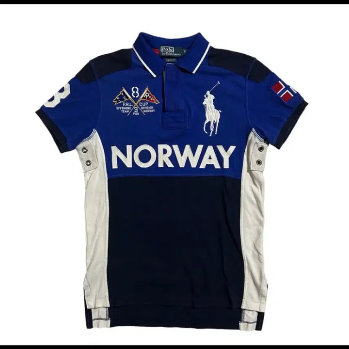 [BUNJANG] Polo Ralph Lauren Norway Racing Polo Shirt - Size S / 폴로 치프키프 노르웨이 레이싱 카라티 S