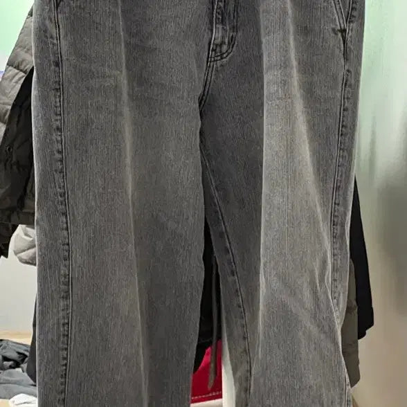 [BUNJANG] Solid Homme Grey Semi Flare Denim Pants / 솔리드옴므 그레이 세미 플레어 데님 팬츠 판매