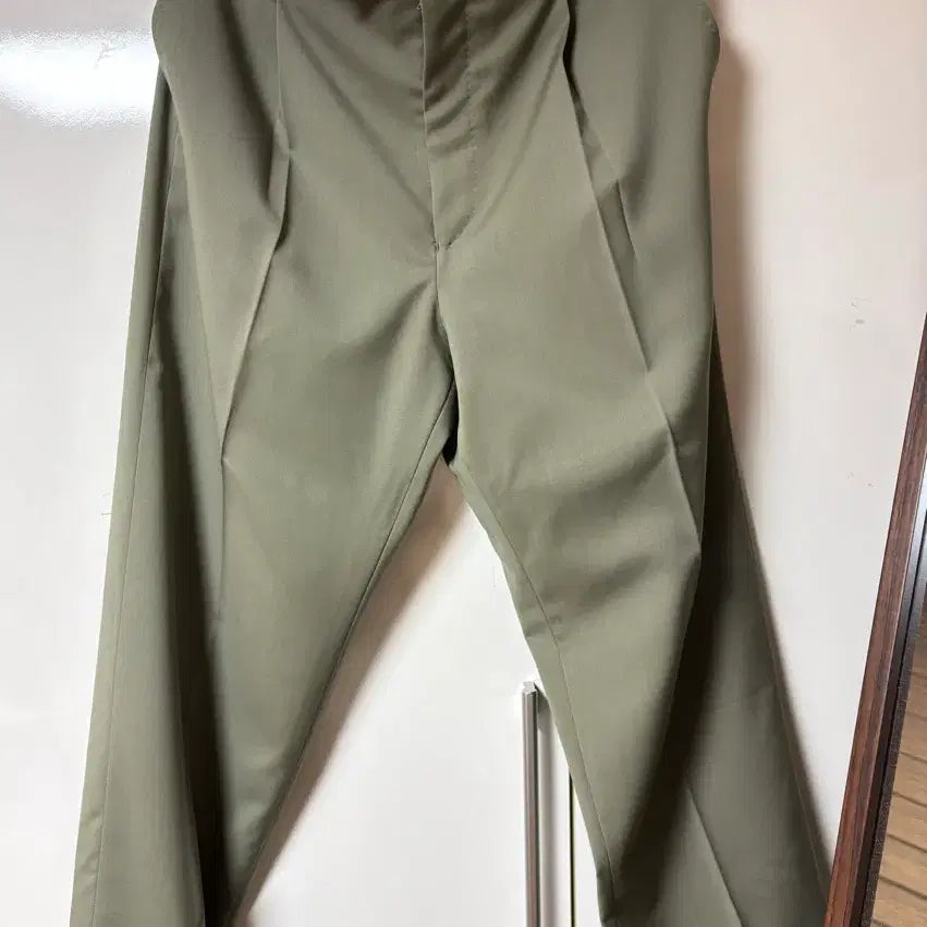 [BUNJANG] Wacko Maria Pleated Trousers Type 2 Smokey Green / Wacko Maria Pleated Trousers TYPE2 green