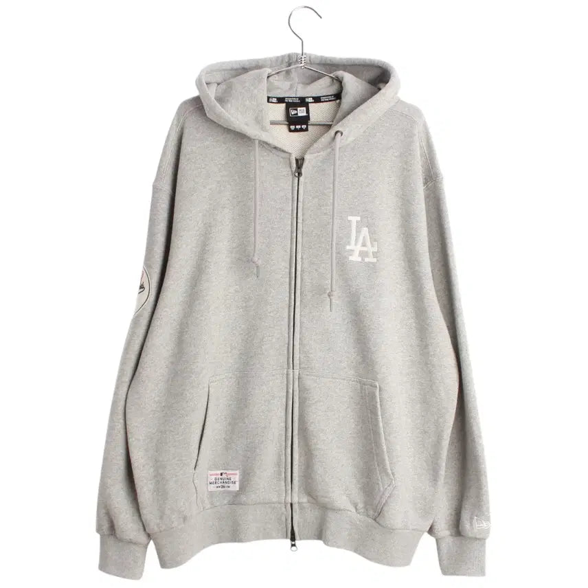 [BUNJANG] New Era Dodgers Hooded Zip-Up Jacket Size L / L 뉴에라 다저스 후드 집업
