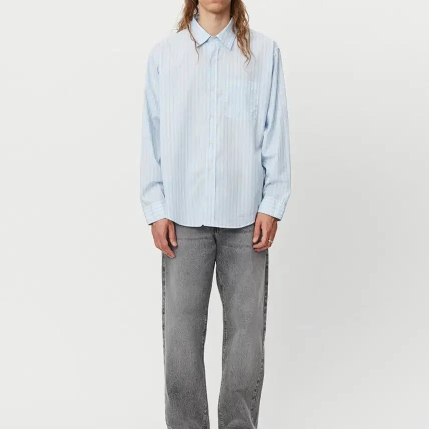 [BUNJANG] MFPEN Executive Shirt Corporate Stripe / Mfpen Executive Shirt Corporate Stripe