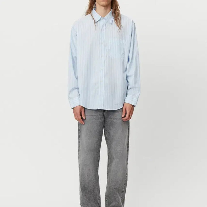 [BUNJANG] MFPEN Executive Shirt Corporate Stripe / Mfpen Executive Shirt Corporate Stripe