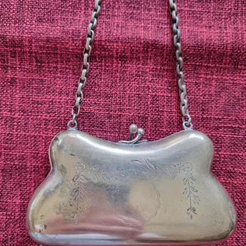 [BUNJANG] Antique Silver Plate Coin Purse / [할인상품]앤틱 실버 플레이트 코인 퍼스
