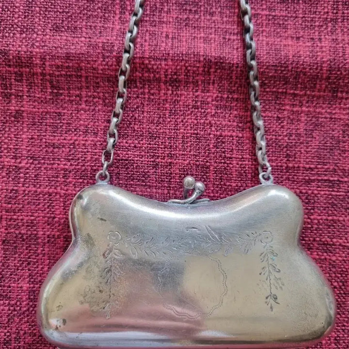 [BUNJANG] Antique Silver Plate Coin Purse / [할인상품]앤틱 실버 플레이트 코인 퍼스