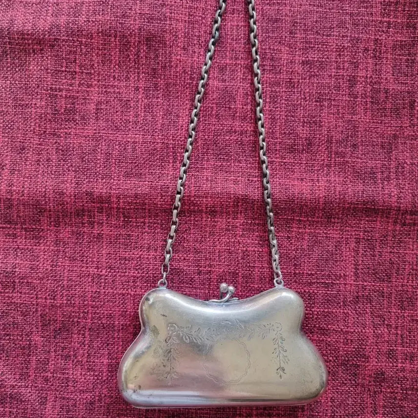 [BUNJANG] Antique Silver Plate Coin Purse / [할인상품]앤틱 실버 플레이트 코인 퍼스