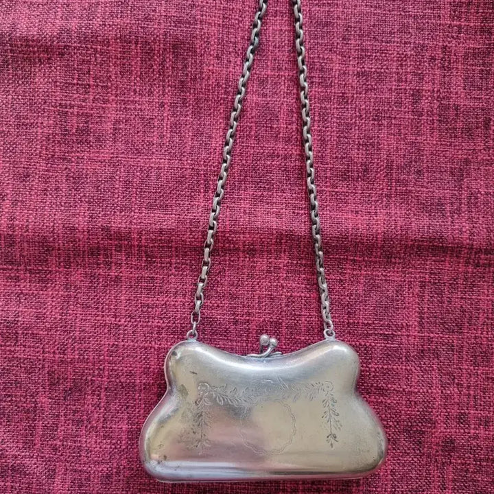 [BUNJANG] Antique Silver Plate Coin Purse / [할인상품]앤틱 실버 플레이트 코인 퍼스