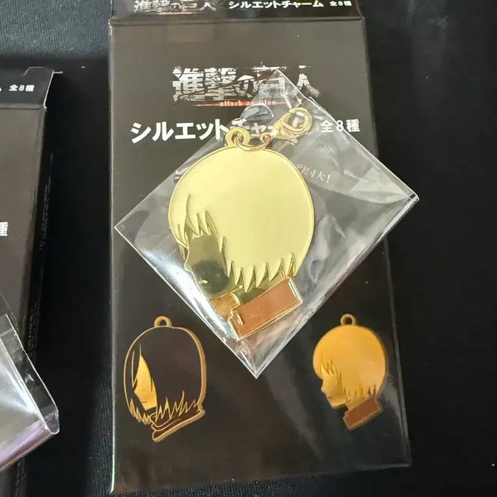 [BUNJANG] Attack on Titan Silhouette Charm Hanji &amp; Armin (Megabox Exclusive) / 메가박스 진격의 거인 실루엣 참 한지, 아르민