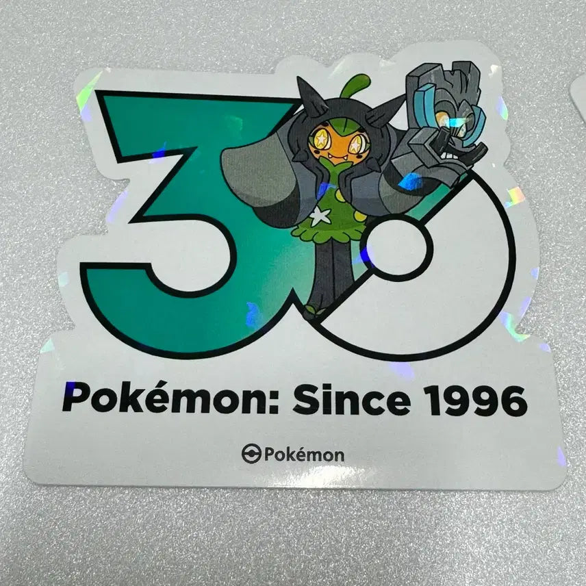[BUNJANG] Pokemon 30th Anniversary Logo Sticker Augerphone Set (3 Types) / 포켓몬 30주년 로고 스티커 오거폰 3종