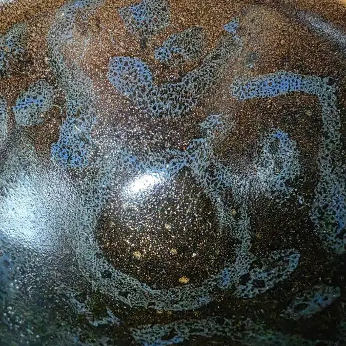 [BUNJANG] Black Glaze Tea Bowl / 건요 흑유 요변 완