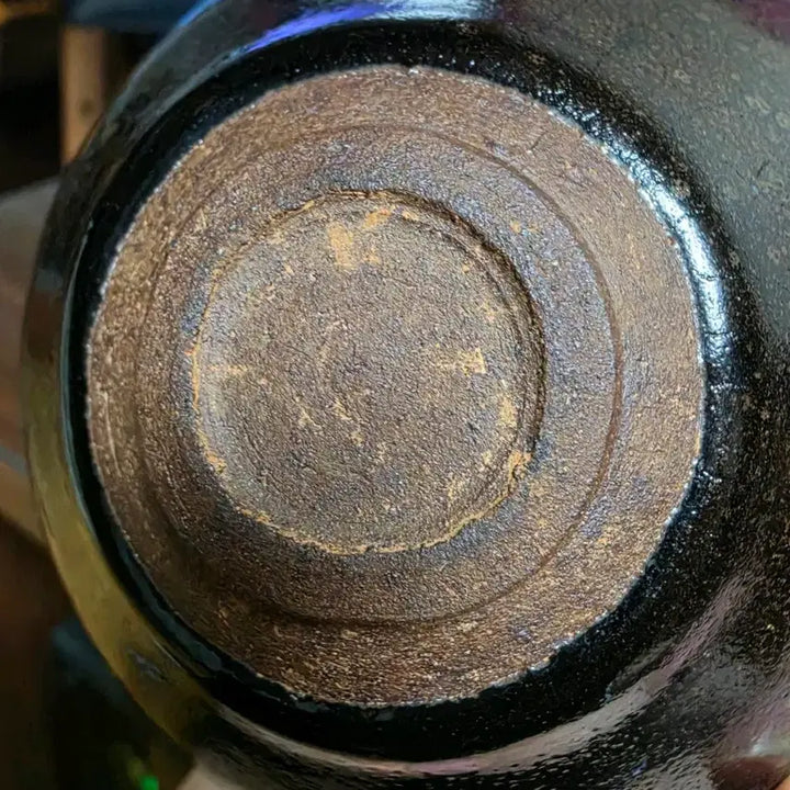 [BUNJANG] Black Glaze Tea Bowl / 건요 흑유 요변 완