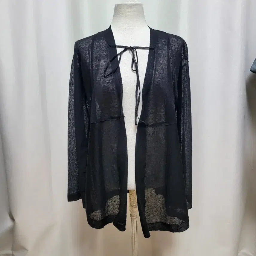 [BUNJANG] SYSTEM See-Through Cardigan / 시스템 시스루 가디건