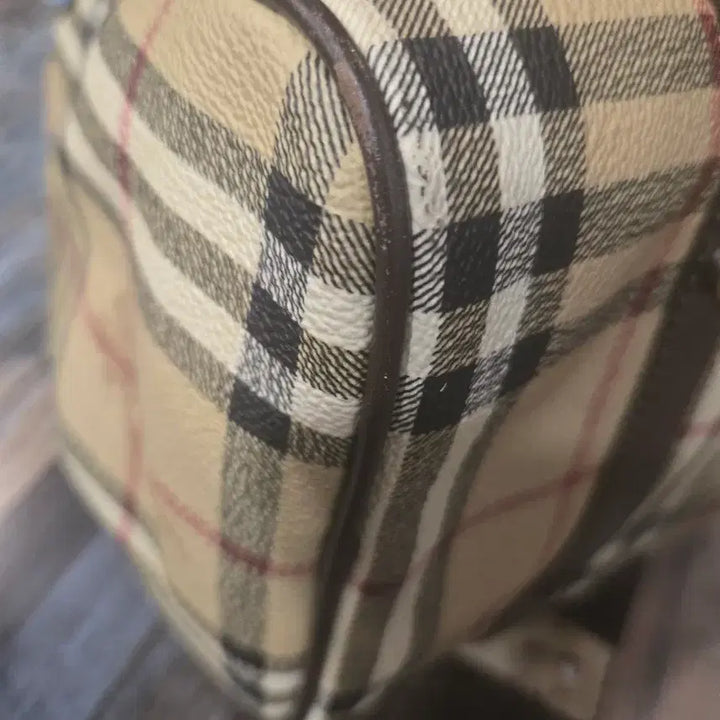 [BUNJANG] Burberry Check Pattern Tote Bag / 버버리 체크무늬 토트백 가방