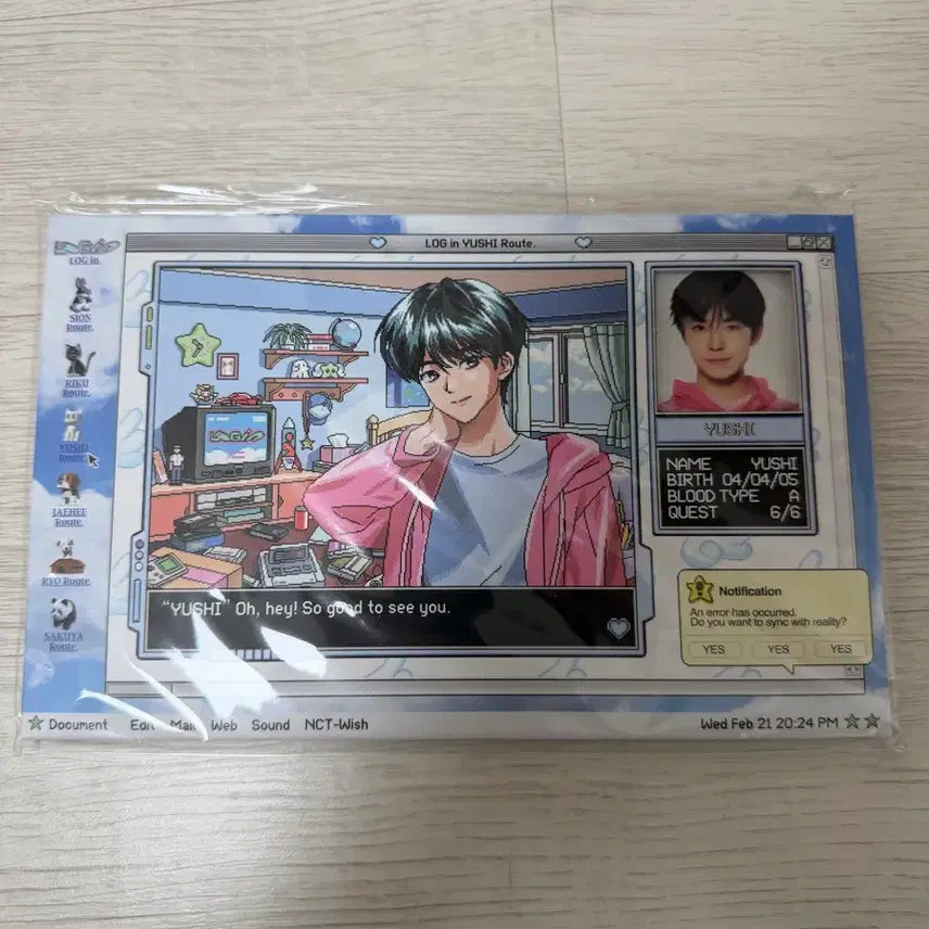 [BUNJANG] NCT WISH Yushi MD Photo Set (Sealed) / NCT WISH 엔시티 위시 로그인 엠디 포토세트 유우시 미개봉