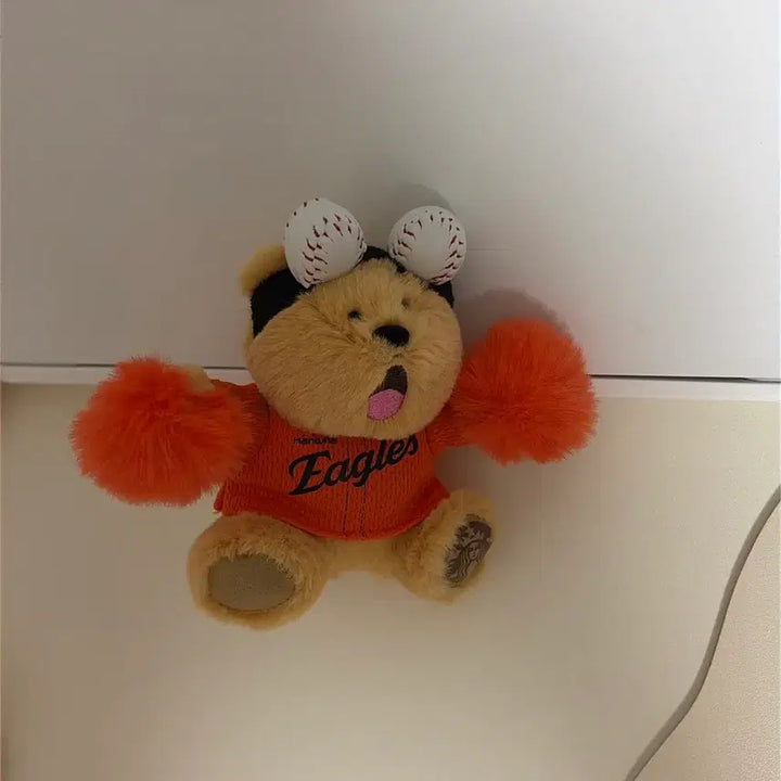 [BUNJANG] Starbucks KBO Hanwha Eagles Bearista Keychain / 스타벅스 KBO 한화이글스 베어리스타 키체인