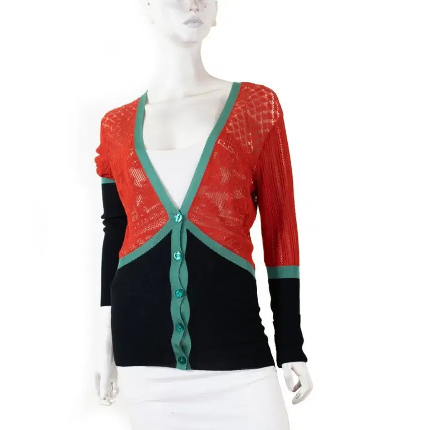 [BUNJANG] 1990s Jean Paul Gaultier Corset Mesh Cardigan / 1990s Jean Paul Gaultier 코르셋 메쉬 가디건