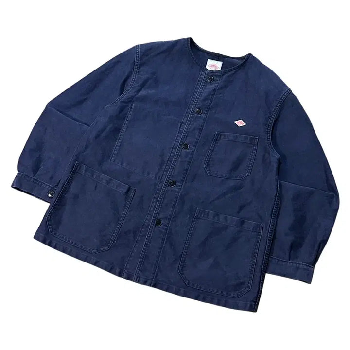 [BUNJANG] DANTON French Work Jacket Navy / 단톤 DANTON 프렌치 워크자켓 (S-M)