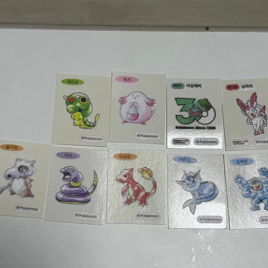 [SOLD OUT] 포켓몬 30주년 띠부씰