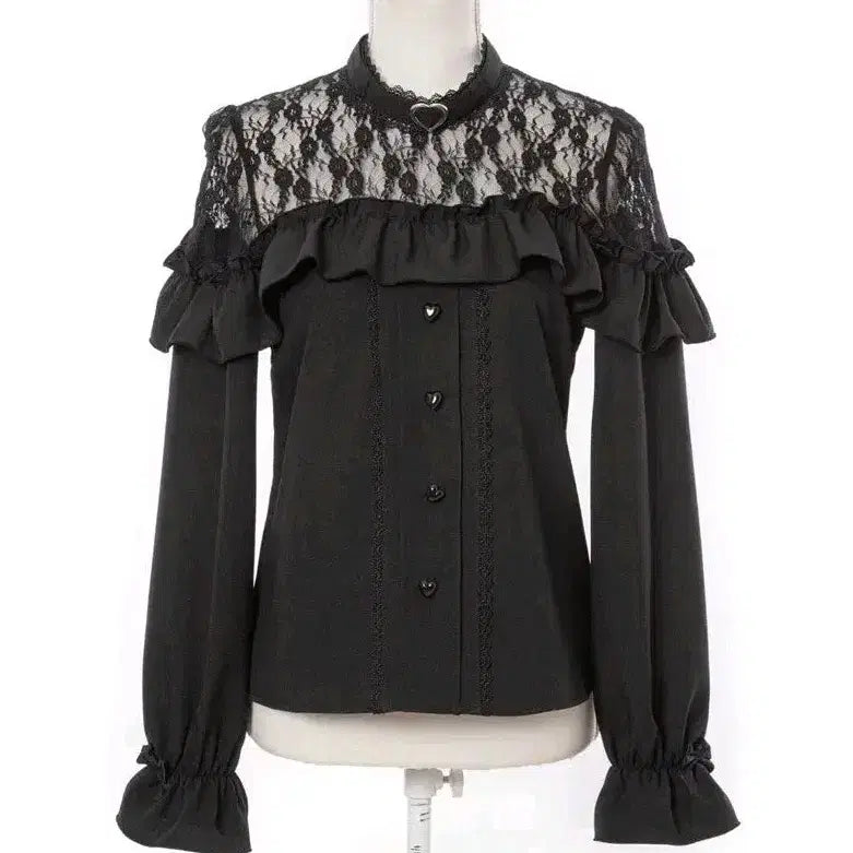[BUNJANG] Dear My Love (Dimarub) Jireigei Blouse / 디어마이러브 디마럽 블라우스 지뢰계