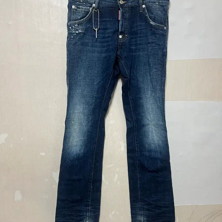 [BUNJANG] Dsquared2 Painting Washed Jeans (Size 46) / 디스퀘어드2 페인팅 워싱진 46사이즈 봄,여름 추천 (두껍지않음)