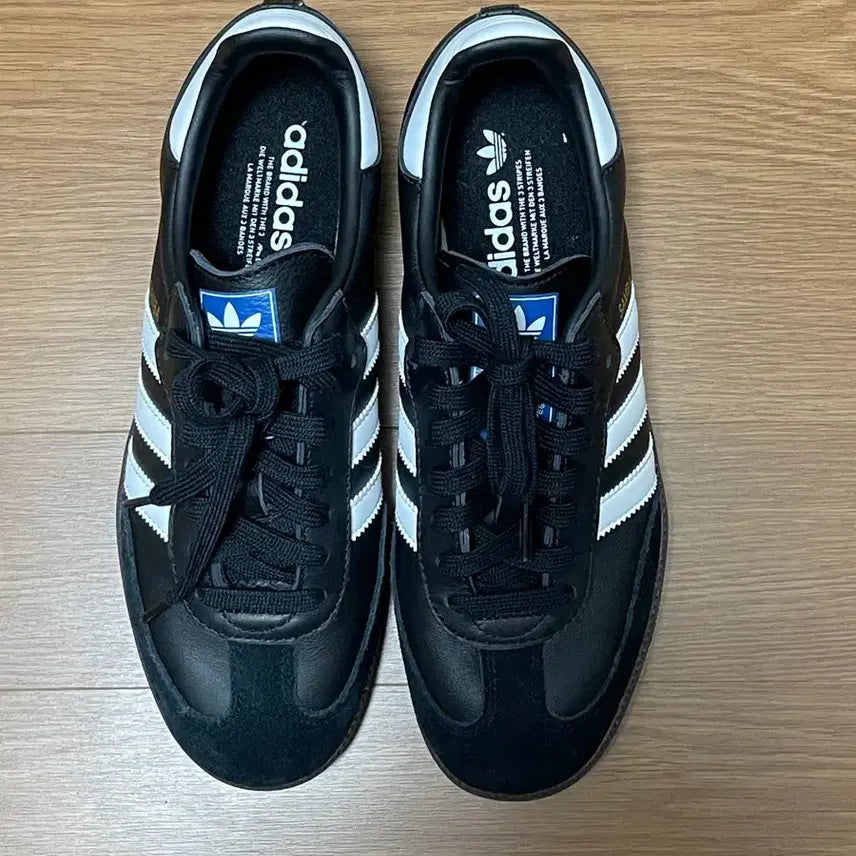 [BUNJANG] Adidas Samba OG Black White / [255] 아디다스 삼바 OG 블랙 화이트 검