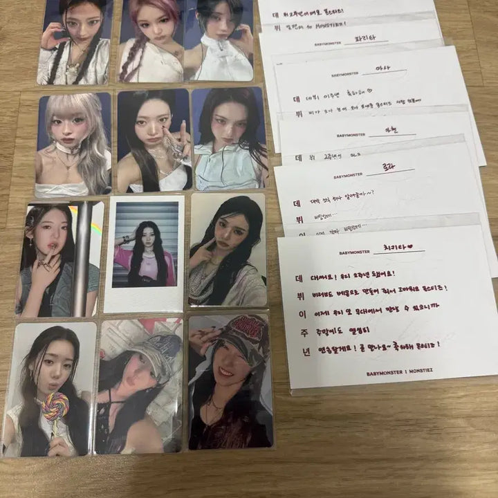 [BUNJANG] BABYMONSTER Member Bundle Photocards &amp; Postcards / 베이비몬스터 BABYMONSTER 베몬 포토카드 일괄 판매 합니다 ㅎㅎ