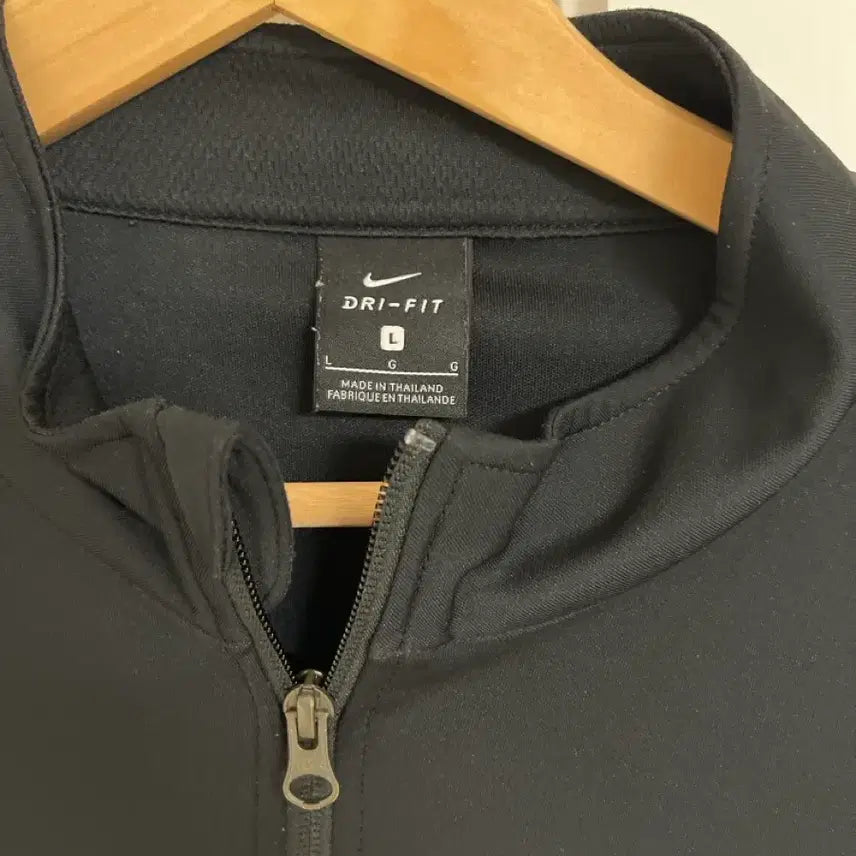 [BUNJANG] Nike Dri-FIT Black Training Zip-Up / 나이키 블랙 드라이핏 트레이닝 집업