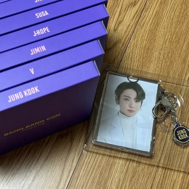 [BUNJANG] BTS Bang Bang Con Photocard Keyring Bundle Set / 방방콘 포토카드 키링 7멤 일괄 bts
