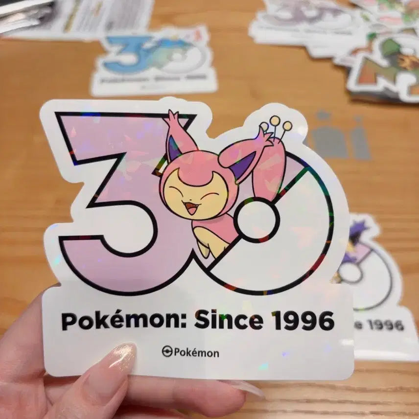 [BUNJANG] Ensky Delkitty Pokemon 30th Anniversary Sticker Set / 에나비 델케티 포켓몬 30주년 기념 스티커 세트