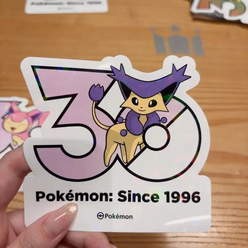 [BUNJANG] Ensky Delkitty Pokemon 30th Anniversary Sticker Set / 에나비 델케티 포켓몬 30주년 기념 스티커 세트