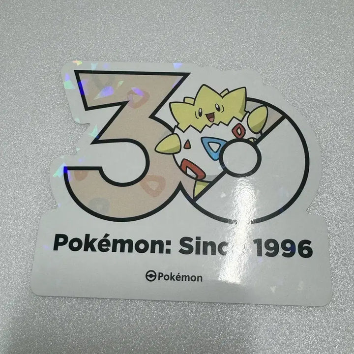 [BUNJANG] Pokemon 30th Anniversary Logo Sticker Togepi + Togetic / 포켓몬 30주년 로고 스티커 토게피 + 토게틱