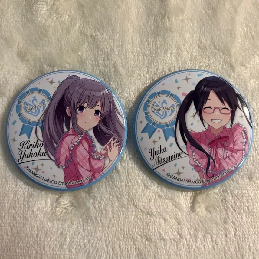[BUNJANG] Idolmaster Shiny Colors Kiriko &amp; Mitsumine Badge Set / 아이마스 샤이니컬러즈 :: 키리코 &amp; 미츠미네 :: 뱃지 세트