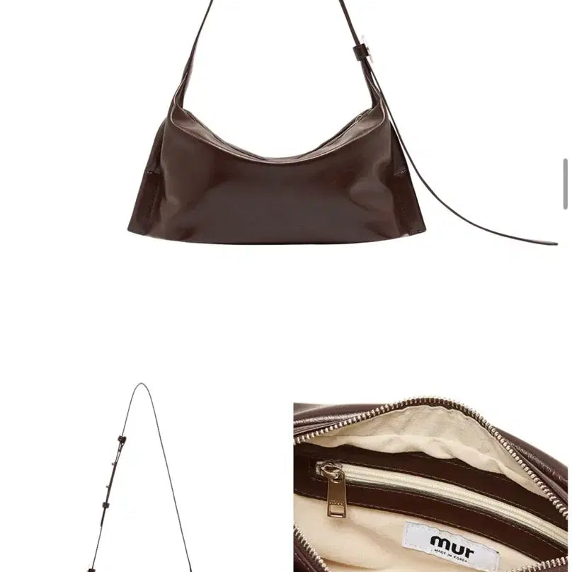 [BUNJANG] Moor Nuovho Mini Hobo Bag Dark Brown / 무르 누오보 미니 호보백 다크브라운