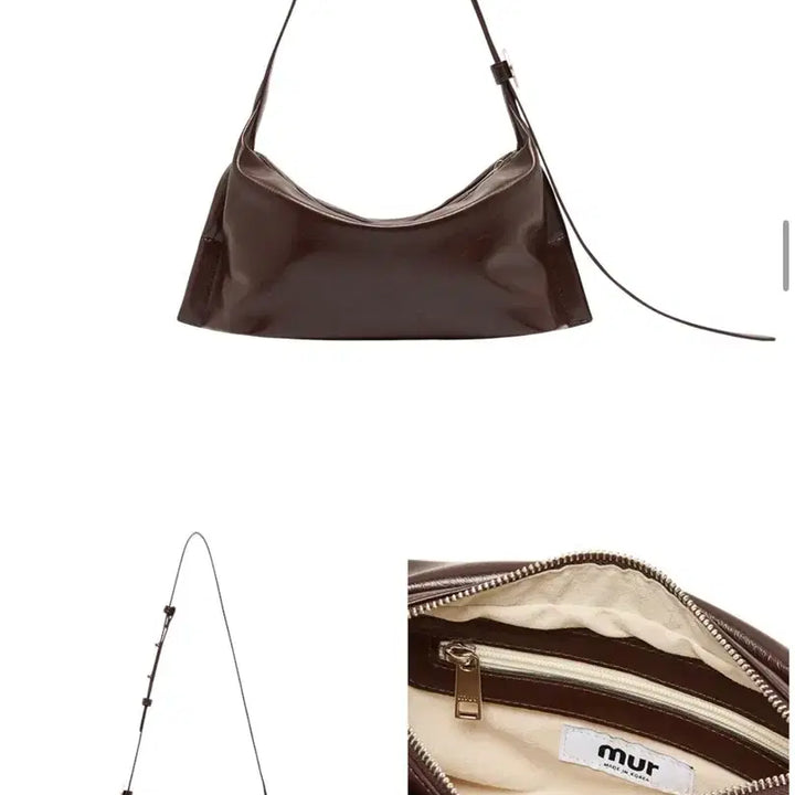 [BUNJANG] Moor Nuovho Mini Hobo Bag Dark Brown / 무르 누오보 미니 호보백 다크브라운